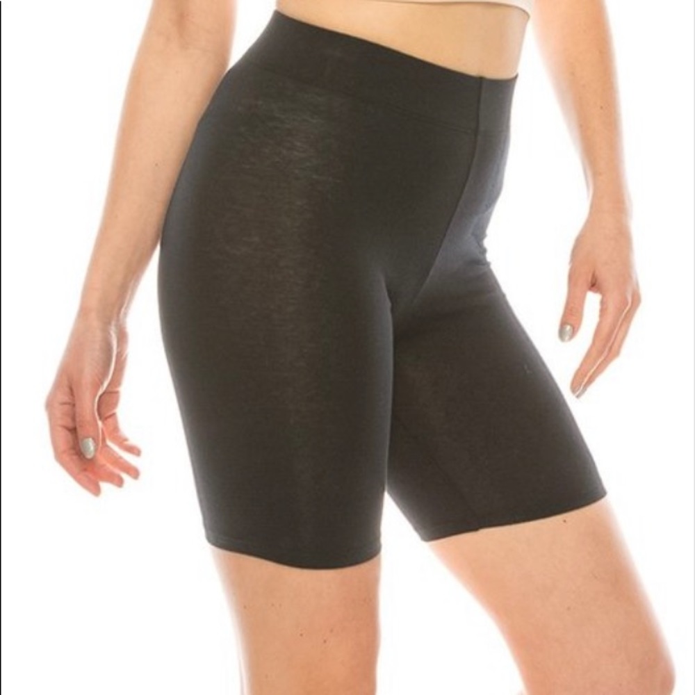 High waist biker shorts